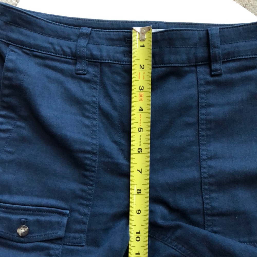 J. Jill Blue Cargo Pants Size 6 - Picture 5 of 5